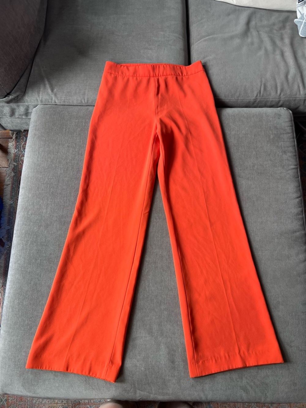 Zara Wide Leg Trousers Orange M